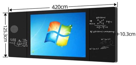 8ms เวลาตอบสนอง 86 นิ้ว Smart Digital Nano Interactive Electronic Blackboard สําหรับการศึกษาและการประชุม